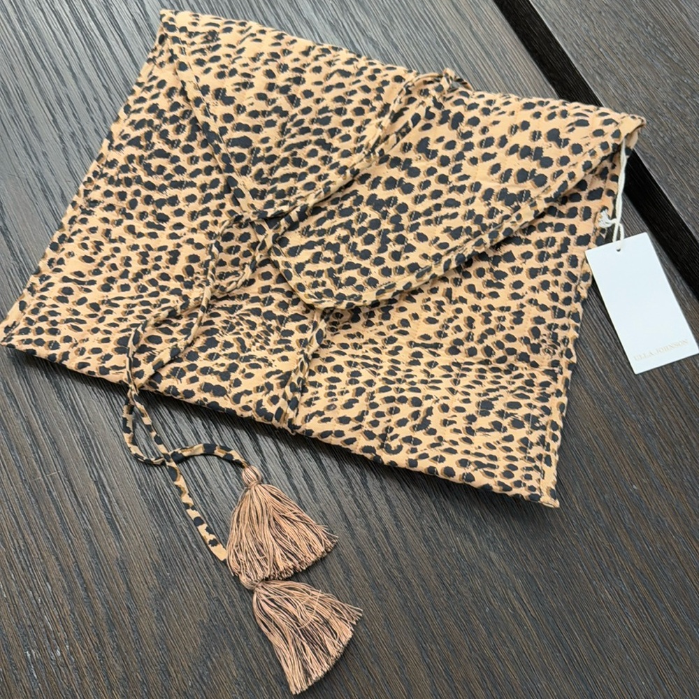 Ulla Johnson leopard print clutch